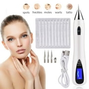 ROMYSE Skintag Remover Home Use,Removal of Common Warts, SkinTags | Easy to Use,Portable Removal Skin with 5 Modes Adjustment, USB Charging, Electric Skin Care Removal Set Silver