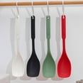 thumbnail image 4 of Large Silicone Non Stick Solid Cooking Spoon Set with Deep Bowl and Measurement Mark for Kitchen Mixing Serving Draining Scooping Scraping Utensils, 4 of 6