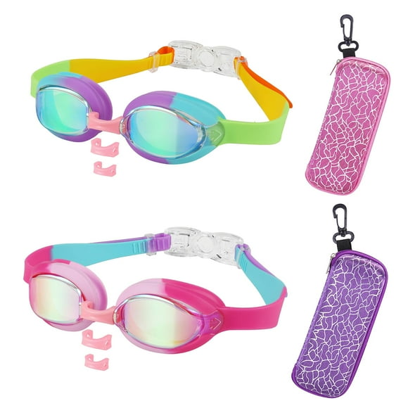 Gafas de natación Ruigao para niños de 6 a 14 años, antivaho, protección UV