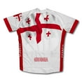 thumbnail image 2 of Georgia Country Flag Short Sleeve Cycling Jersey  for Women - Size XL, 2 of 3