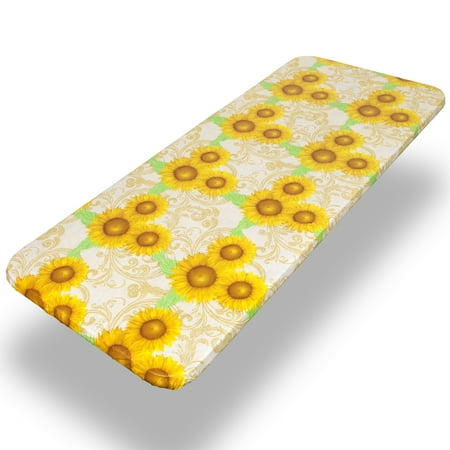 sunflower tablecloth oblong flannel premum fitted vinyl