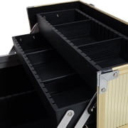 BOLLA Portable Makeup Train Case, GOLD