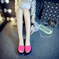 thumbnail image 7 of Summer Savings! Zpanxa Slippers for Women Summer Slippers Platform High-heel Rainbow Platform Wedges Shoes Flip Flops for Women Hot Pink 39, 7 of 7