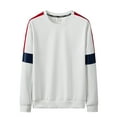 thumbnail image 2 of Zuwimk Mens Sweatshirt,Men's Big And Tall Crewneck Sweatshirt White,4XL, 2 of 3