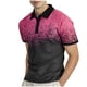 thumbnail image 2 of Blusa y camisa de manga corta con cuello vuelto para hombre, informal, holgada, a la moda, con botones, de poliéster, 2 of 5
