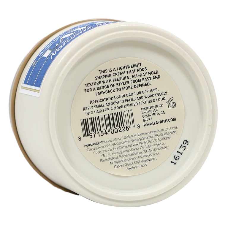 Layrite Men's Natural Matte Hair Cream, 4.25 Oz - Walmart.com