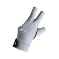 thumbnail image 1 of Guante de billar, guante deportivo, guantes elásticos para espectáculo, antideslizantes, de secado rápido para adultos con muñeca ajustable para mano gris, 1 of 8