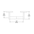 thumbnail image 2 of Portapapel Clasica HELVEX Cromo 117, 2 of 3