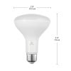 thumbnail image 3 of Globe Electric 9-Watt 60W Equivalent Near-UV Light Disinfecting BR30 E26 LED Light Bulb, Dimmable, 35639, 3 of 9