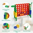 thumbnail image 3 of Costway Giant 4 in A Row Jumbo 4-to-Score Game Set W/Storage Carrying Bag for Kids Adult, 3 of 10