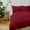 Burgundy, variant on Duvet Cover Bamboo Feel 1800 Count 3 Piece Super Soft Set for Comforter Luxury