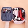 thumbnail image 3 of Neceser para mujer, neceser para niña, neceser de viaje, terciopelo rosa ER, 3 of 5