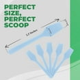 thumbnail image 4 of Kopperko Plastic Cosmetic Makeup Spatulas, Sky Blue, 2.5" Small, 500 Pack, 4 of 9