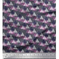 thumbnail image 1 of Soimoi Viscose Chiffon Fabric Triangle Small Print Fabric by The Yard 42 Inch Wide, 1 of 1