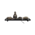 thumbnail image 4 of MyGift Buddha Statue Home Zen Garden Set with Tea Light Candle Holder / Incense Burner Holder, 4 of 6