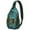 Dark-green-39, variant on Floral Exotic Chest Bag - Spacious & Organized Shoulder Backpack - Perfect for Outdoor Adventures, Travel, Daily Commute