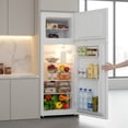 thumbnail image 4 of Kenmore 7.5 Cu Ft Top Mount Refrigerator with Freezer, Dual Door, Energy Star Certified, Adjustable Shelves, White Finish for Apartment, Garage or Small Kitchen Use, 4 of 8