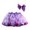 Purple, variant on REDARER Girls' Tutu Skirt Set Seashell Print Tulle Skirt with Sequin Bow Hair Clip for Dance & Party,4-6 Years
