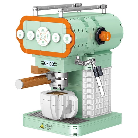 Honchoes Coffee Machine Model Building Set Mini Not Compatible with Lego Home Office Decor for Adults 640 Pcs