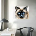thumbnail image 3 of ONETECH Siamese Cat Art Print | Siamese Cat Gifts | From Original Watercolor Painting by Ron Krajewski, 3 of 4