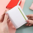 thumbnail image 3 of YESIMOLA Fashion Women Id Short Wallet Solid Color Bag Zipper Purse Multiple Card Slots Clutch Bag Small Credit Card Holder for Women White One Size, 3 of 4