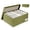 Sage-5*7 inch, variant on Beige 5*7 Inch Photo Storage Chest Linen Organizer with Dividers