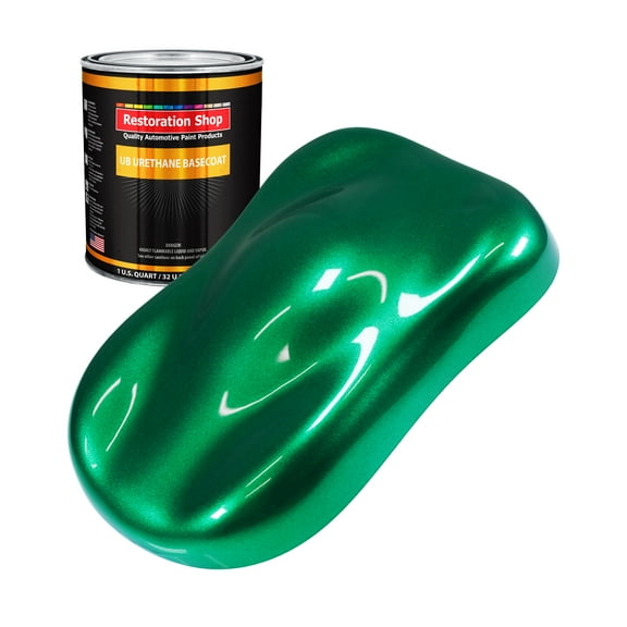 Emerald Green Metallic 1 Quart URETHANE BASECOAT Car Auto Body Paint