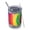 Rainbow Tie Dye-1, variant on 12oz Tumblers Rainbow Tie Dye Mandala Pattern Vacuum Insulated Stainless Steel Travel Tumbler Cups Mug with Lid and Straw for Beer,Coffee,Beverages with Cleaning Brush for Cold & Hot Drinks