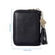 thumbnail image 5 of Titular de la tarjeta de las mujeres Cartera de identificación de la licencia de conducir Tarjetas de débito de crédito Almacenamiento de fotos Monedero de cuero Monedero seitruly AP1309-00B, 5 of 7