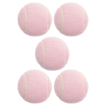 unbranded 5 Pcs Girls' Stylish Tennis Balls For Training Lightweight Tennis Balls For Training And Competitions Elastic Tennis Balls For Play