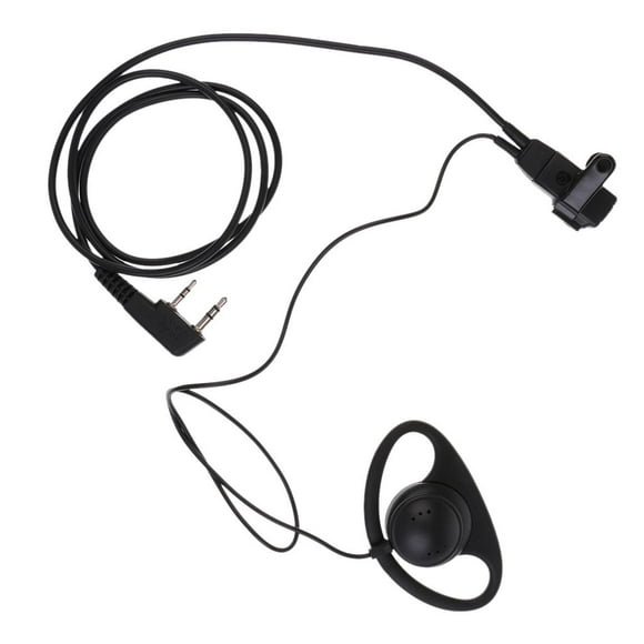 Milaget 2 Way Radio Headphones Earphones with PTT Mic Earphone Headphones for Kenwood