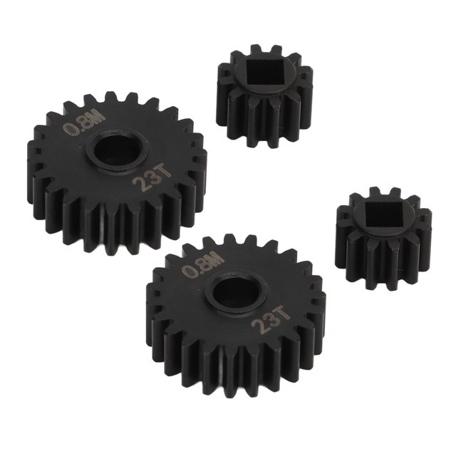 Engranaje 12T ANGGREK Engranaje De Eje Portal De Acero Negro 1/10 RC Crawler
