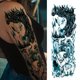 thumbnail image 1 of Etiquetas Engomadas Del Tatuaje 2 uds tatuajes falsos desechables Terror hombro tatuajes hombres mujeres para cuerpo brazo completo Ndcxsfigh Libre de BPA, 1 of 3