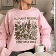 thumbnail image 4 of Funny Shirt, All Plants Are Edible Some Only Once Sweatshirt, Gothic Botanical Skull Hoodie, Poison Garden T-Shirt, Plant Lover Gift, 4 of 9