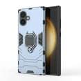 thumbnail image 4 of Heavy Duty Case For iPhone 16 Armor Phone Case with Metal Ring Hidden Kickstand, Military Grade Shockproof Rugged Protective Cover for For iPhone 16,Navy, 4 of 7