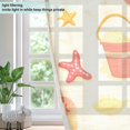thumbnail image 4 of Yayeee Window Curtains Set of 2 for Living Room Light Filtering 63"x42", Beach Pattern, 4 of 7
