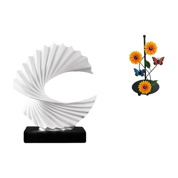 Escultura de ola del océano,Escultura de ola de océano,regalo moderno para oficina,Adorno de estatua abstracta artesanal para centro de mesa,Soporte de papel higiénico,Porta toallas de papel