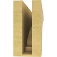 thumbnail image 4 of 5"W x 30"D x 10"H Thin Rivera Rough Cedar Woodgrain TimberThane Corbel, Primed Tan, 4 of 6