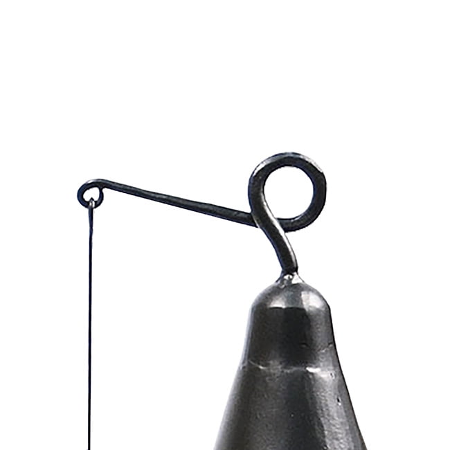 Achla WIB-01 Wrought Iron Knocker Bell Patio Accent - Graphite Powdercoat