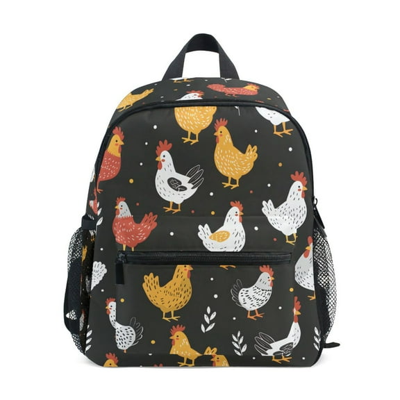 ALAZA Cute Chicken School Backpack Small Bookbag Mini Bags