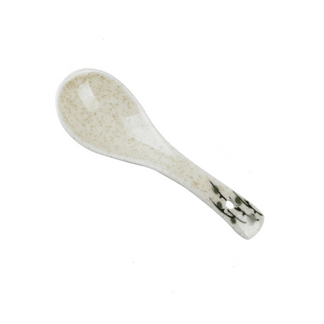6 PCS Japanese Retro Soup Spoons Ceramics Soup Spoons Japanese Style Rice Spoon Flatware Asian Chinese Serving Spoons Appetizers Tableware Meal Partner for Tasting, Style 4