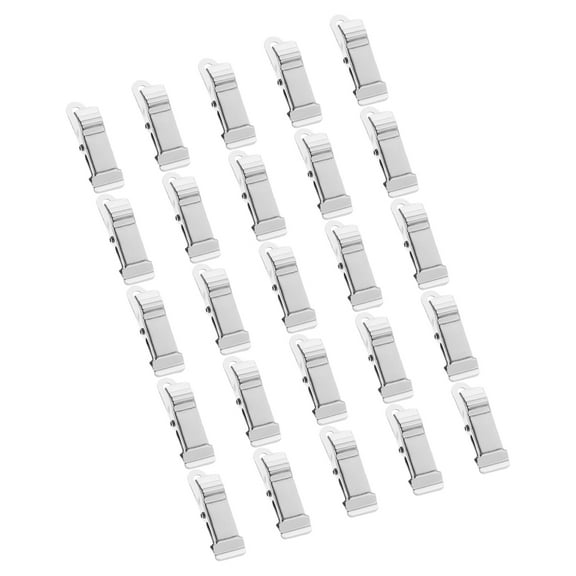 FRCOLOR 25pcs Small Clips Hanging Photo Display Clips Clothespins Clip Metal Clips Memo Clips