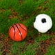 thumbnail image 2 of KAKOWELY 12 mini pelotas de fútbol, baloncesto, deportes en miniatura, casa de muñecas., 2 of 5