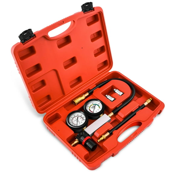 TU-21 Cylinder Leak Down Tester Kit Automotive Engine Pressure Gauges Compression Test Leakage Detector Tool Set