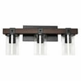 thumbnail image 5 of Lalia Home Farmhouse Rustic Wood Look 3 Light Bath Vanity, 5 of 9
