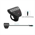 thumbnail image 2 of Electric Bicycle 36V48V LED G20 Meter Control Panel Display for Ebike 5 Pin Waterproof Plug Connector,1 * Ebike LED Display Meter,Black, 2 of 8