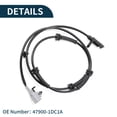thumbnail image 5 of Unique Bargains ABS Wheel Speed Sensor Rear Left or Rear Right ABS Sensor Anti-lock Braking System Sensor No.47900-1DC1A for Nissan Rogue 2008-2013, 5 of 7