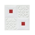 thumbnail image 2 of Adhesivos de pared 3D de ladrillo, adhesivos de espuma 3D para azulejos de pared, adhesivos decorativos suaves blanco rojo, 2 of 9