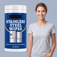 thumbnail image 6 of NIUBWJL Stainless Steel Cleaning Wipes Streak-Free For Appliances Surfaces Cleans Polishes Fingerprints Grime Grease10ml, 6 of 7
