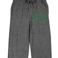 thumbnail image 2 of St. Patrick's Day I'll Pinch You Men's Graphite Heather Sleep Pajama Pants, 2 of 7